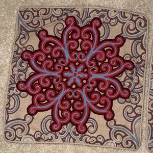 Embroidered Decorative Pillow Cover